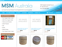 Tablet Screenshot of msmaustralia.com.au